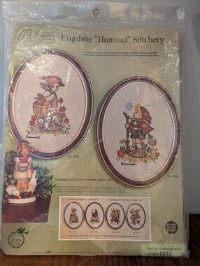 Paragon Exquisite Hummel Stitchery Cross Stitch Kit 0232 1975 Peasant Girl New
